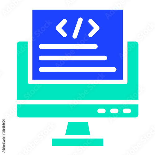 Front end Vector Icon Design Illustration