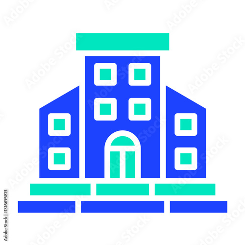 Condo Vector Icon Design Illustration