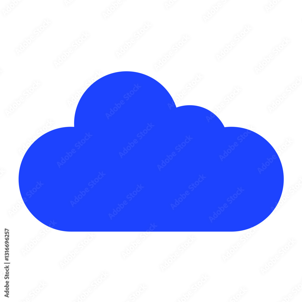 Cloud Vector Icon Design Illustration Cloud Vector Icon Design Illustration