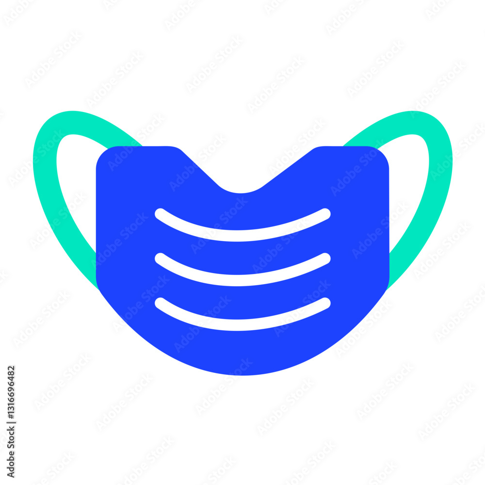 Medical mask Vector Icon Design Illustration Medical mask Vector Icon Design Illustration