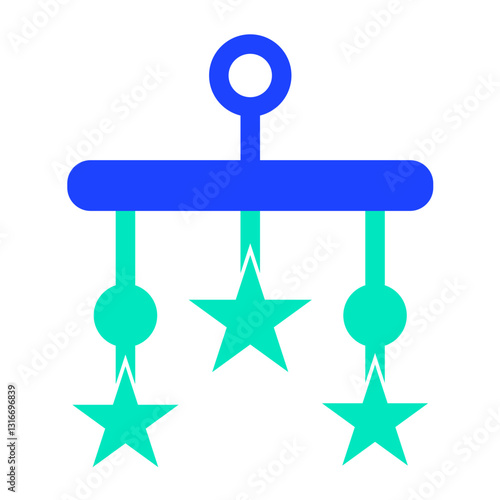 Crib toy Vector Icon Design Illustration
