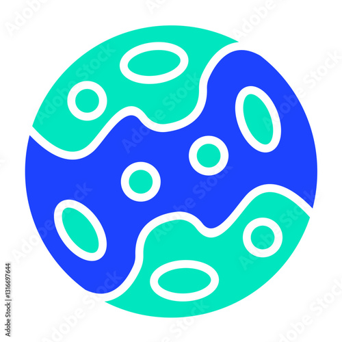 Pluto Vector Icon Design Illustration
