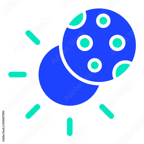 Eclipse Vector Icon Design Illustration