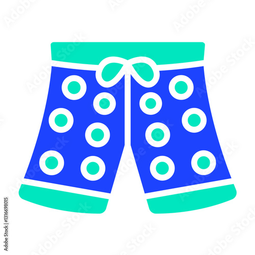 Swim shorts Vector Icon Design Illustration
