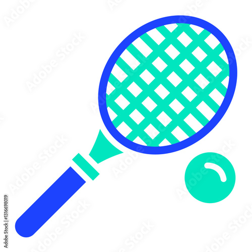 Racket Vector Icon Design Illustration
