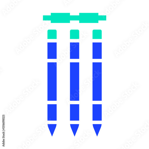 Wickets Vector Icon Design Illustration