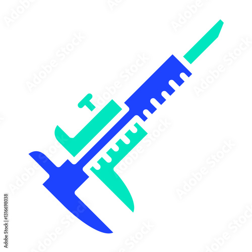 Caliper Vector Icon Design Illustration