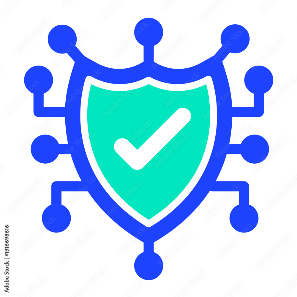 Cyber security Vector Icon Design Illustration
