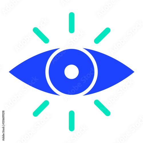 Eye Vector Icon Design Illustration