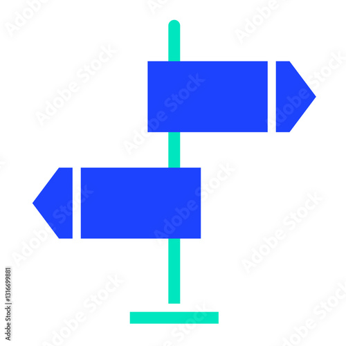 Signboard Vector Icon Design Illustration