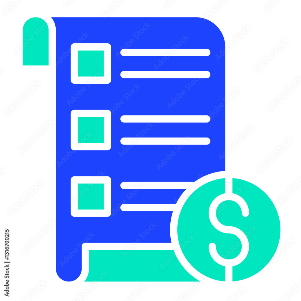 Price list Vector Icon Design Illustration Price list Vector Icon Design Illustration