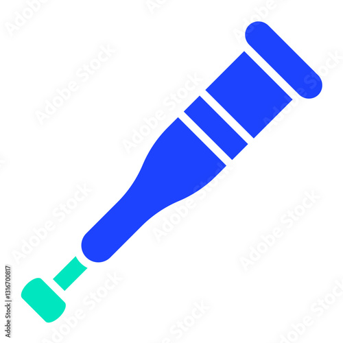 Crutches Vector Icon Design Illustration