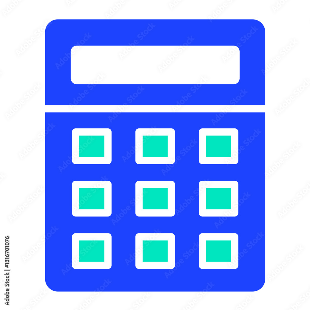Calculator Vector Icon Design Illustration Calculator Vector Icon Design Illustration