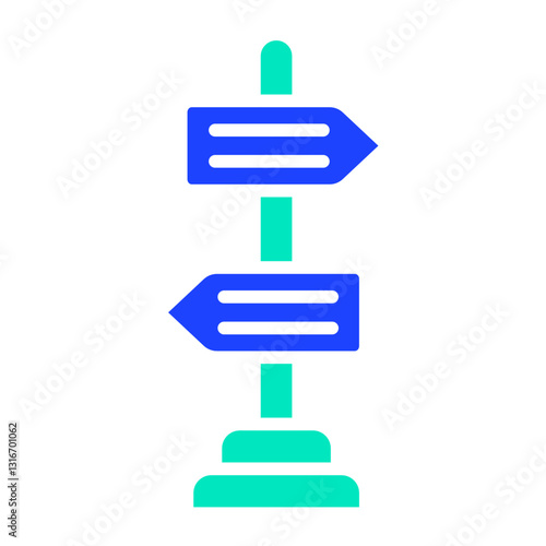 Direction Vector Icon Design Illustration