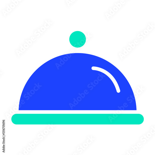 Cloche Vector Icon Design Illustration