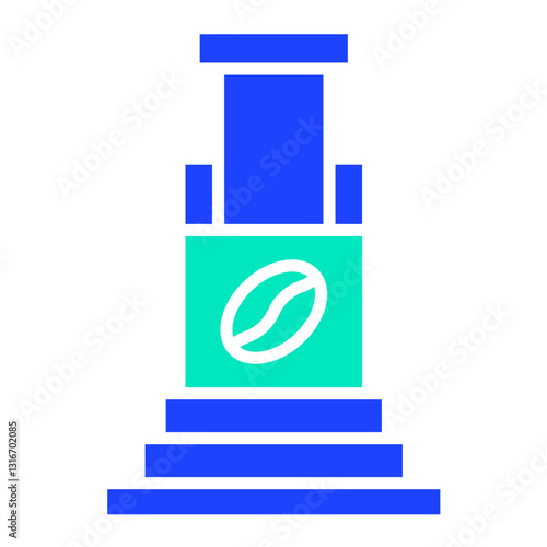 Aeropress Vector Icon Design Illustration