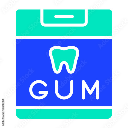 Chewing Gum Vector Icon Design Illustration