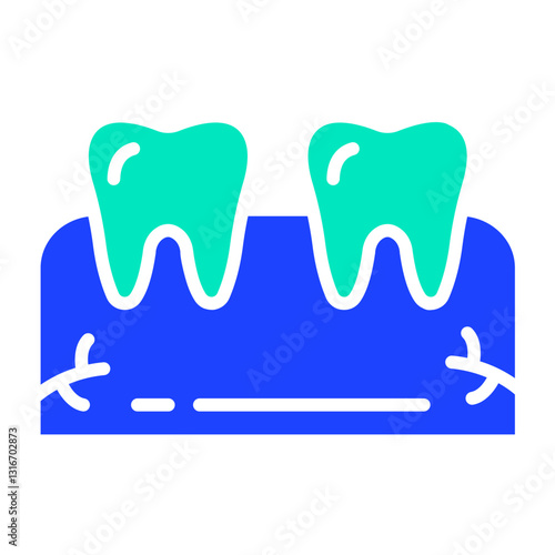 Teeth Vector Icon Design Illustration