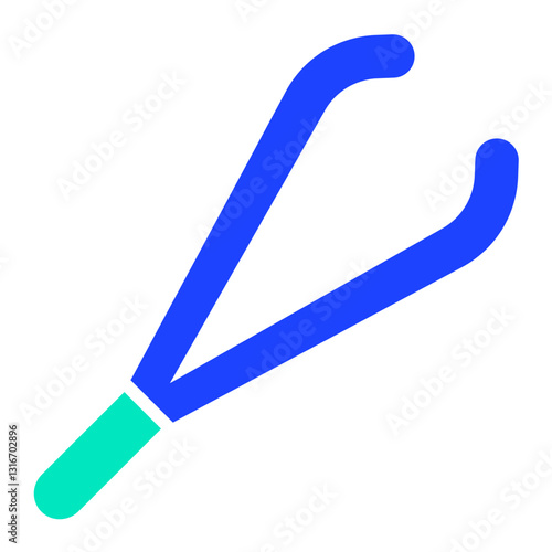 Tweezers Vector Icon Design Illustration