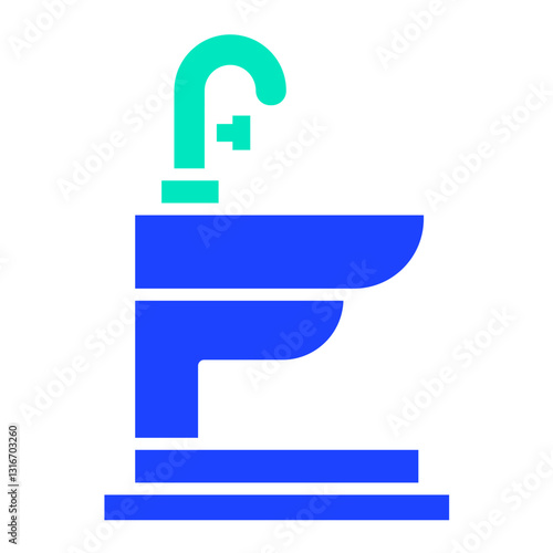 Bidet Vector Icon Design Illustration