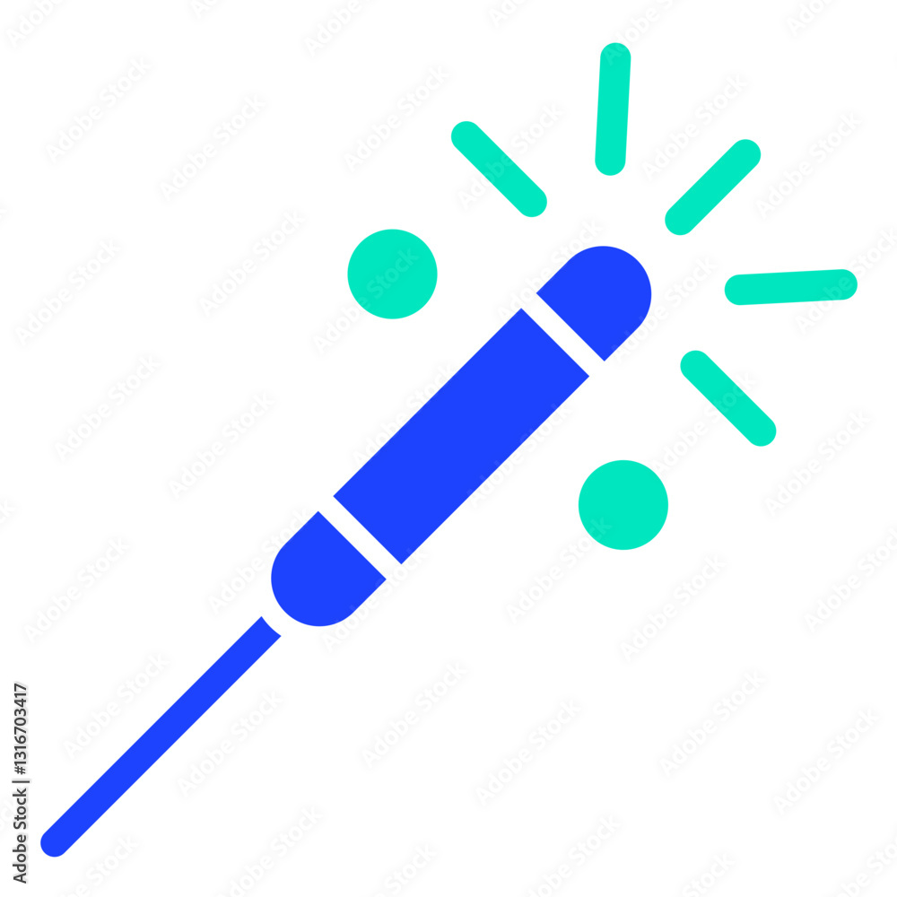 Bengal Light Vector Icon Design Illustration Bengal Light Vector Icon Design Illustration