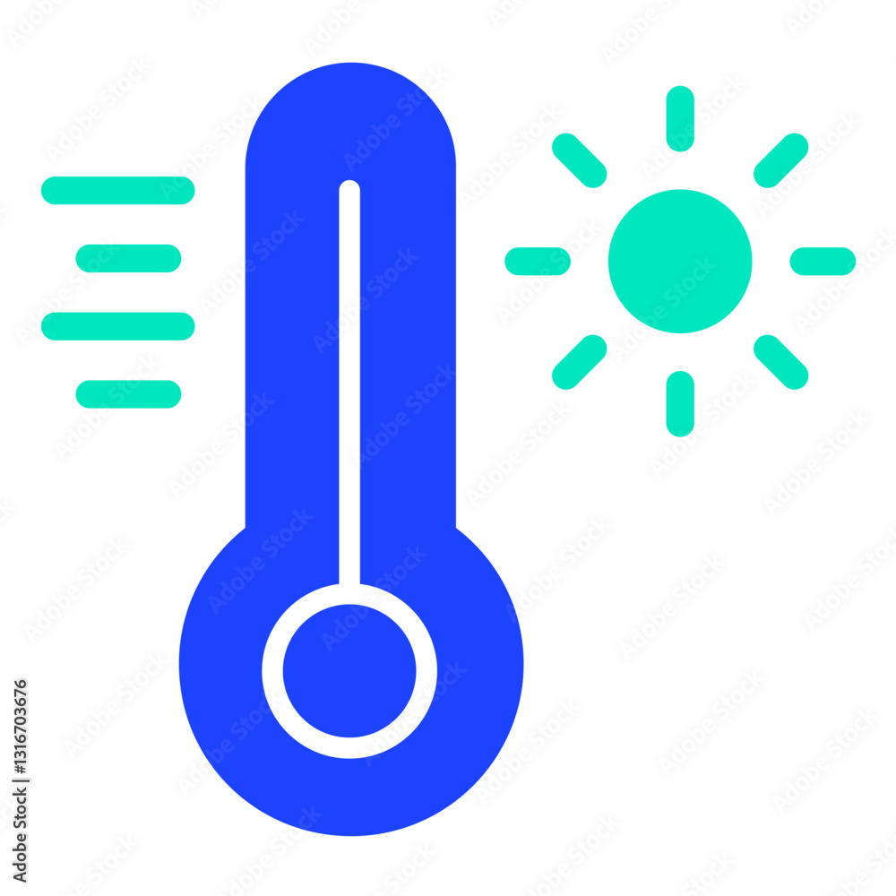 Temperature Vector Icon Design Illustration Temperature Vector Icon Design Illustration