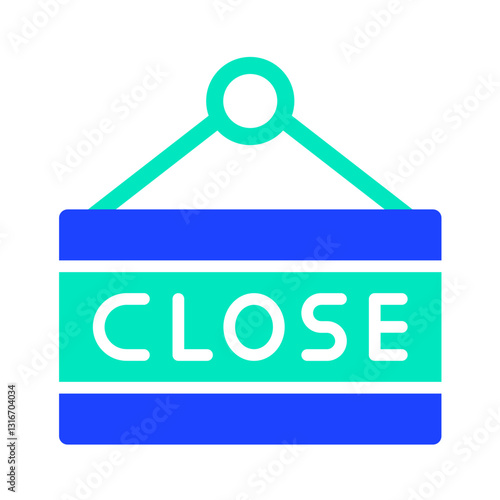 Close Sign Vector Icon Design Illustration