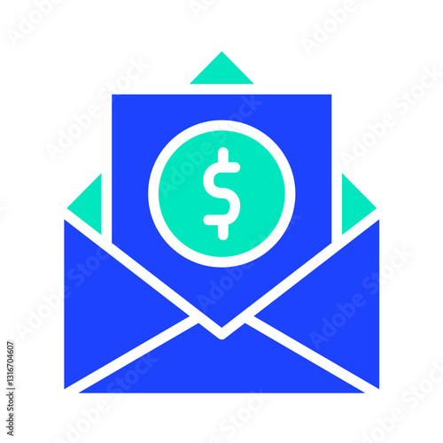 Dollar Vector Icon Design Illustration