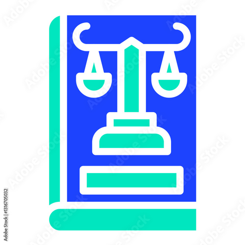 Company Law Vector Icon Design Illustration