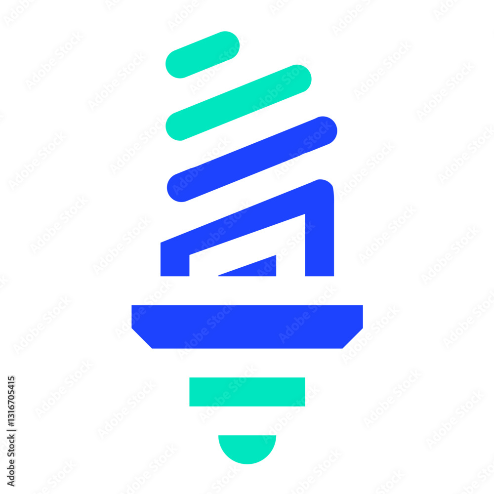 Energy Saver Vector Icon Design Illustration Energy Saver Vector Icon Design Illustration