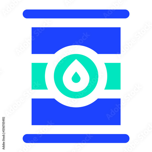 Oil Barrel Vector Icon Design Illustration