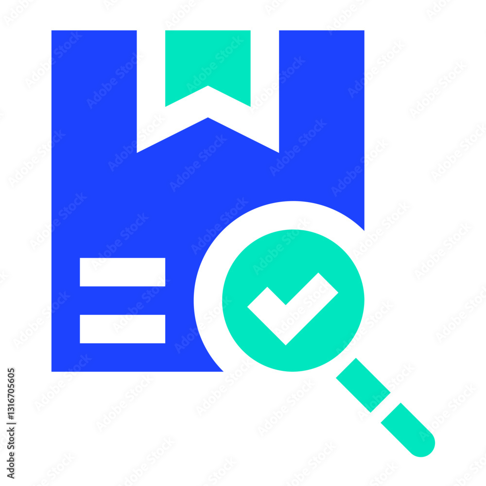 Parcel Search Vector Icon Design Illustration Parcel Search Vector Icon Design Illustration