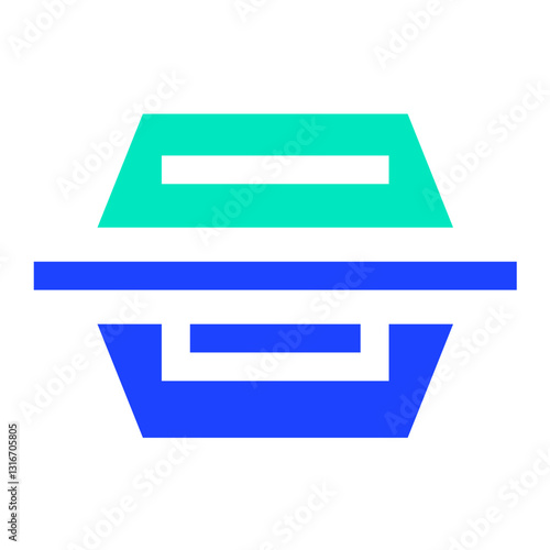 Lunch Vector Icon Design Illustration