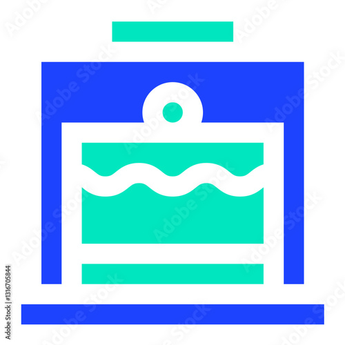 Cake Dome Vector Icon Design Illustration