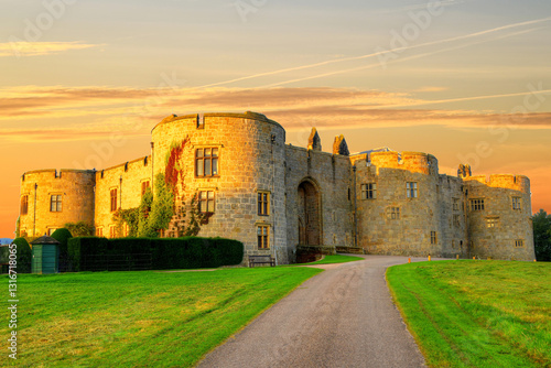 Chirk Castle was built in 1295 as part of the chain of fortresses of Edward I in north Wales, guarding the entrance to the Ceirog Valley. photo