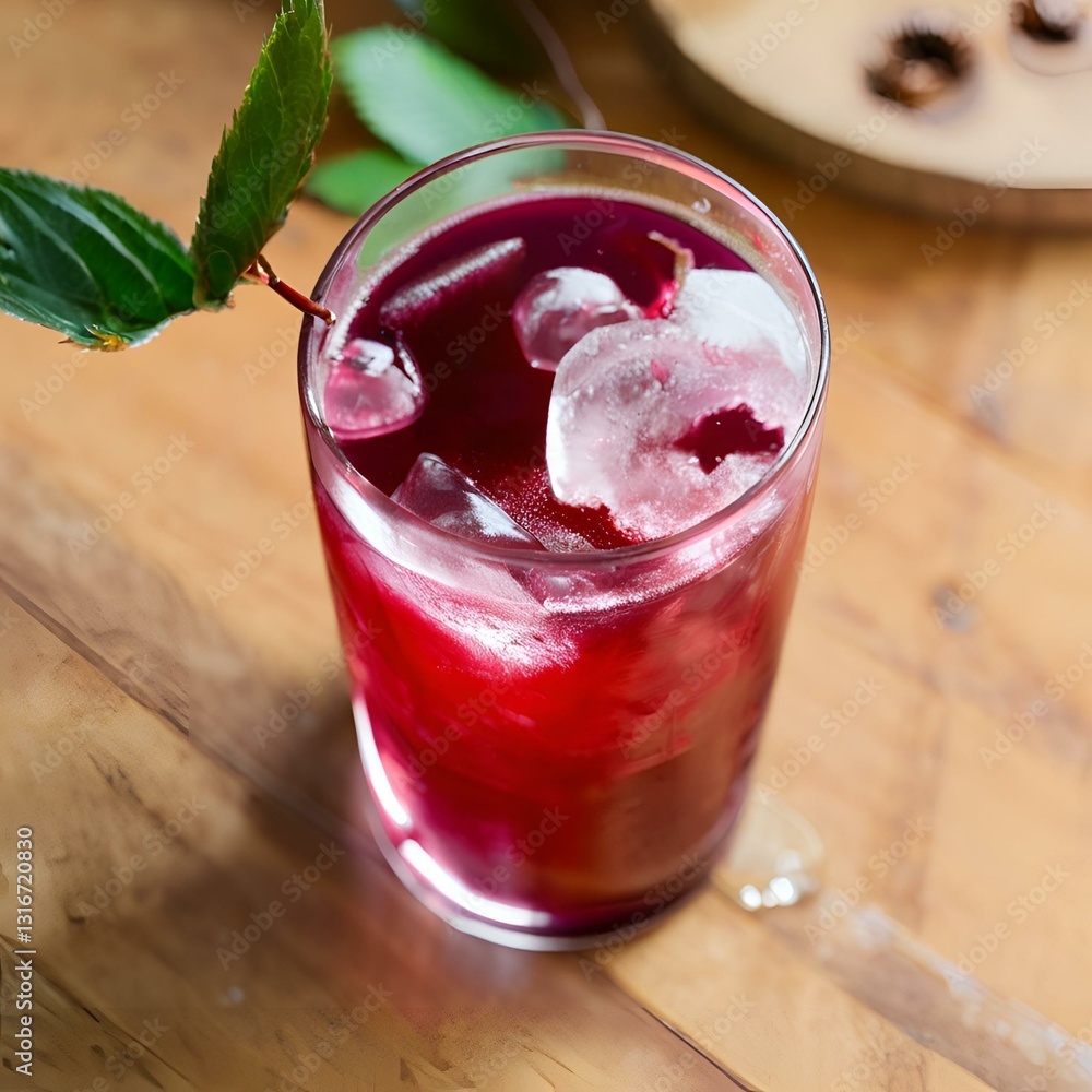 cherry juice with ice cherry juice with ice