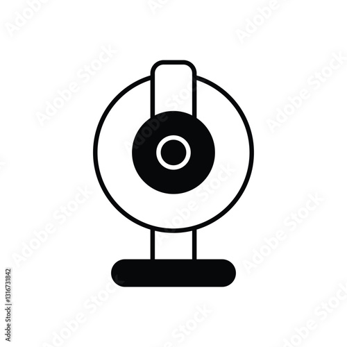 Webcam stock illustration