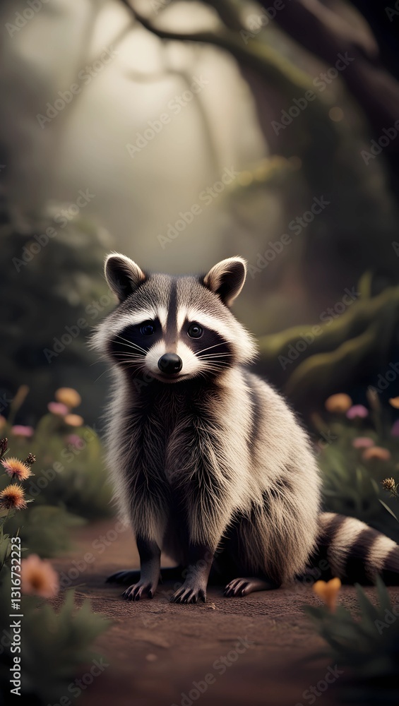 Obraz premium Racoon