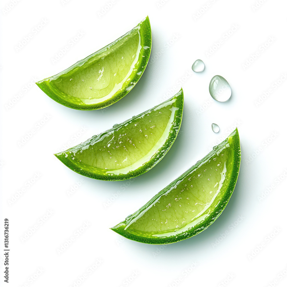 custom made wallpaper toronto digitalAloe Vera Gel Soothing  Healing Properties on white background