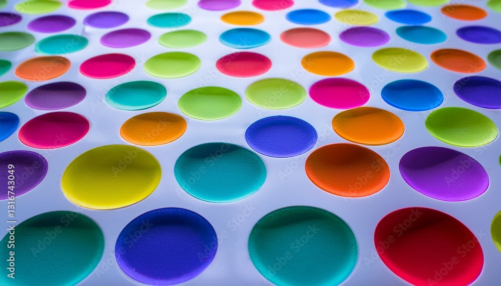 Each dot is perfectly spaced, contributing to a harmonious look. Each dot is perfectly spaced, contributing to a harmonious look.