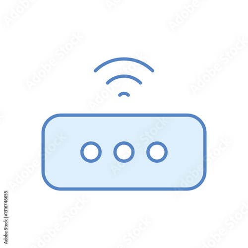 Streaming device stock illustration