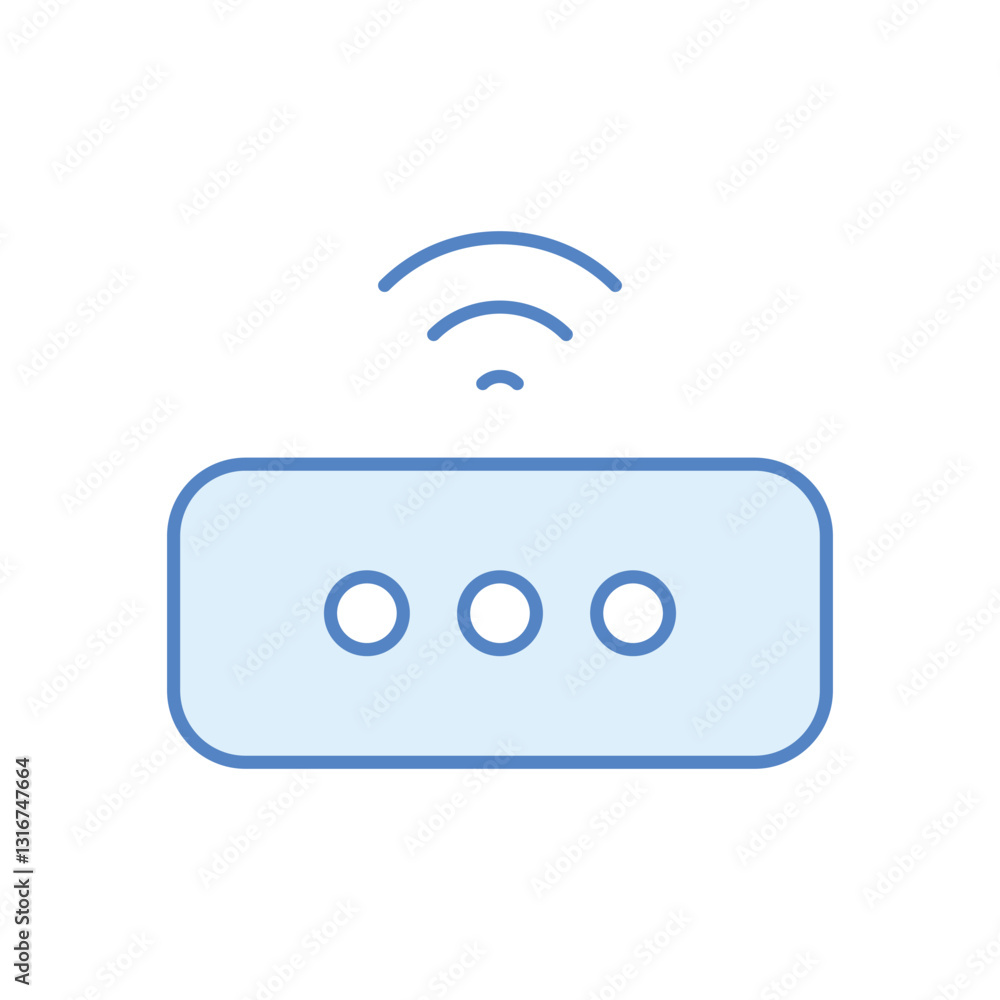 Streaming device stock illustration Streaming device stock illustration