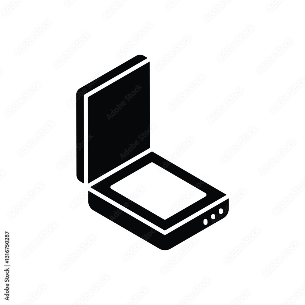 Scanner stock illustration
