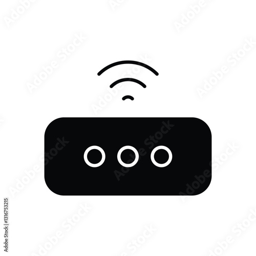 Streaming device stock illustration