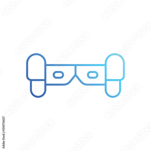 Hoverboard stock illustration