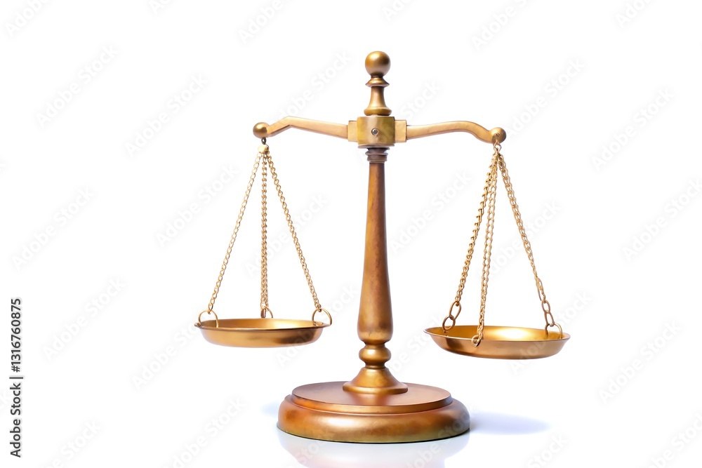 Antique Brass Scales of Justice Law, Balance, Equality, Symbol Antique Brass Scales of Justice Law, Balance, Equality, Symbol