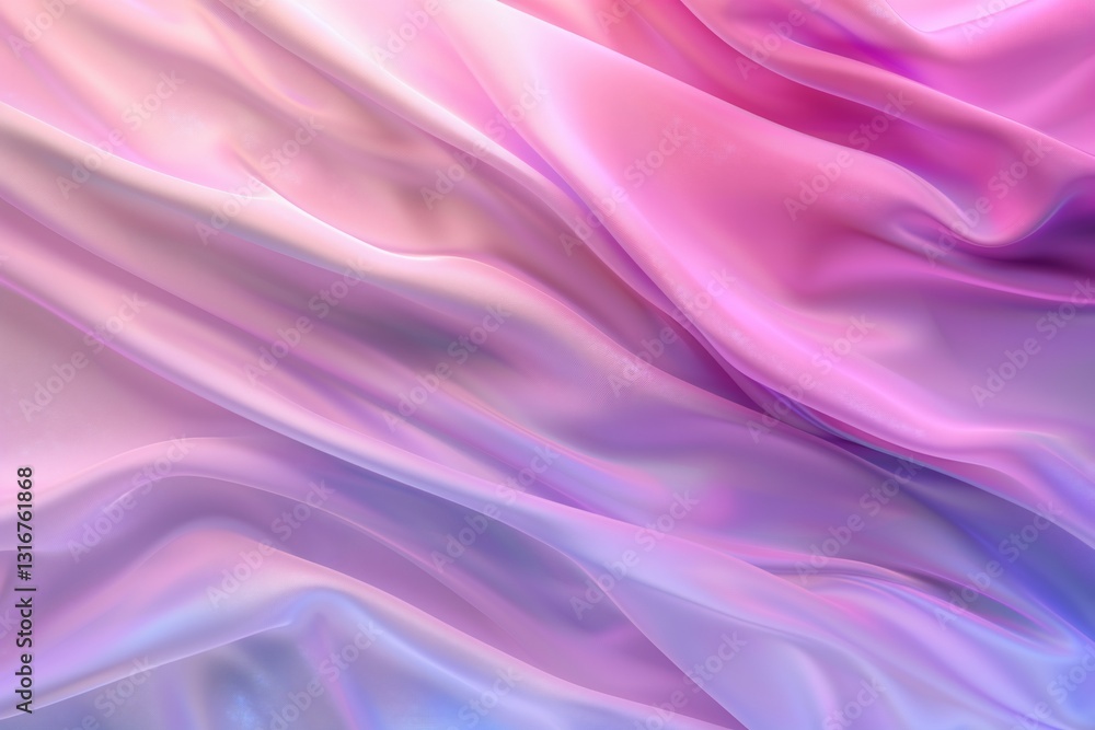 Abstract pastel pink and purple silk fabric waves. Abstract pastel pink and purple silk fabric waves.