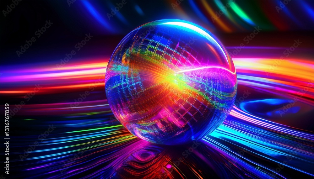 Obraz premium Orbs as a symbol of future innovation. 