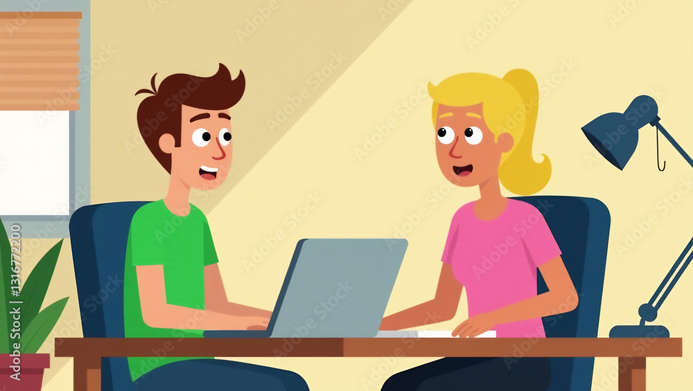 Gen Z Remote Work Fails Animation, Looping GIF, for Social Media Gen Z Remote Work Fails Animation, Looping GIF, for Social Media