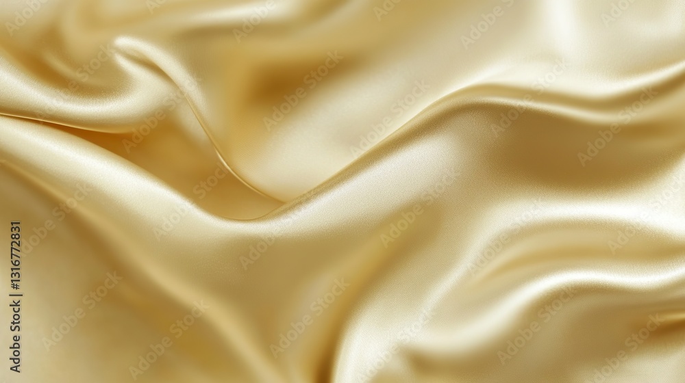 Elegant Gray-Gold Abstract Background with Soft Pale Yellow Silk Satin Fabric, Luxurious and Shimmering for Birthday Celebration Design Elegant Gray-Gold Abstract Background with Soft Pale Yellow Silk Satin Fabric, Luxurious and Shimmering for Birthday Celebration Design